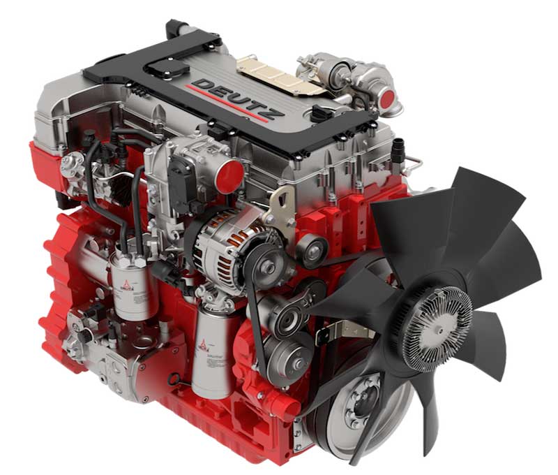 Deutz увеличивает плотность мощности в новом 5-литровом двигателе